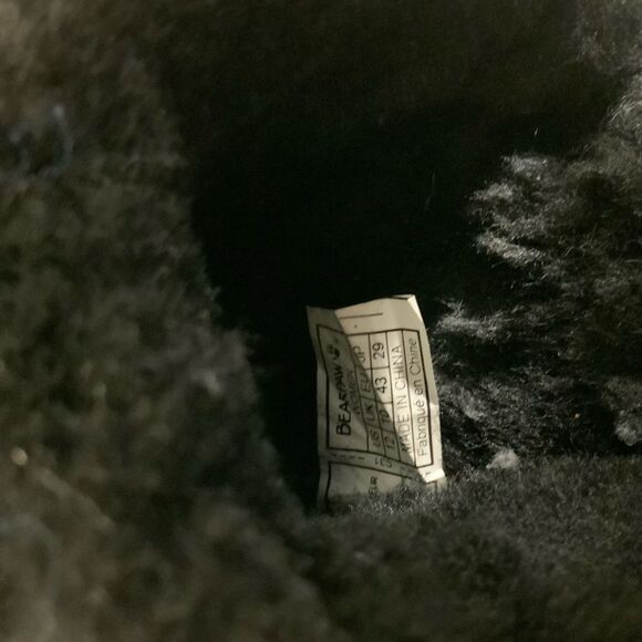 Bearpaw Alexia  Slip-on Slipper Women's Size 12 M Black Suede Faux Fur - Picture 11 of 12